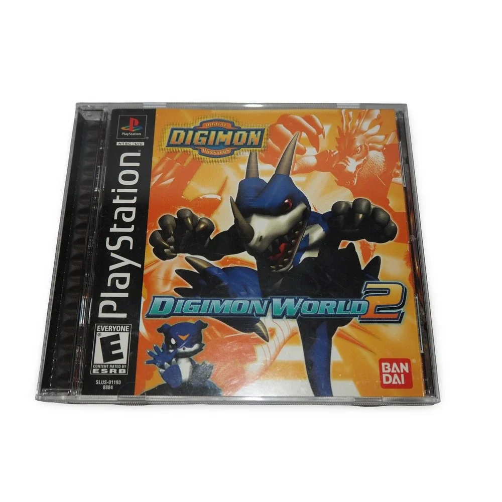 Digimon World 2 Sony PlayStation 1 PS1 2000 Black Label CIB Tested SLUS-01193